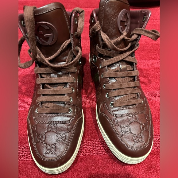 Men’s Guccissima Hightop sneakers size 8 - Picture 5 of 16